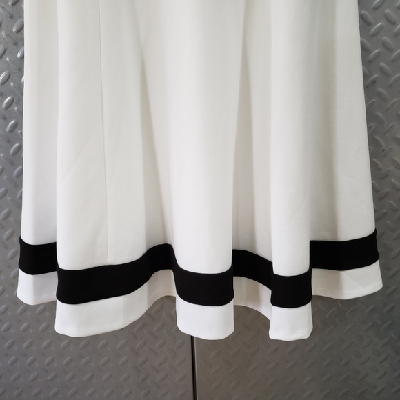 🏷NWT CALVIN KLEIN classic black - white color block dress (8) - Picture 9 of 10